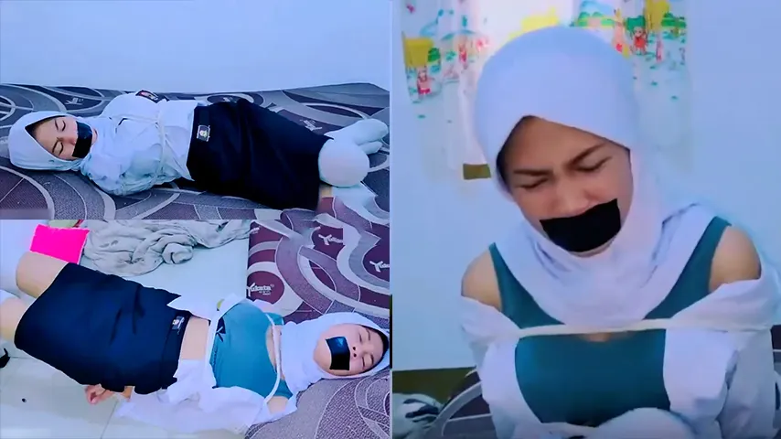 Bokep Indo Pelajar SMP Cantik Hijab Disekap